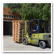 Wood heat treatment plant